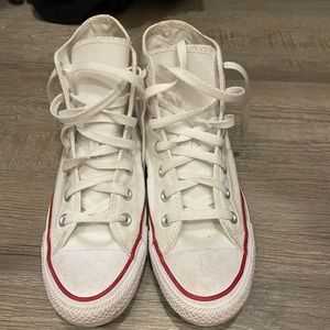 White High Top Converse